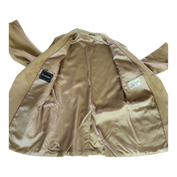 VTG Huntington 100% Camel Hair Blazer Sport Coat Made in USA – Estimated Medium - Picture 9 of 13